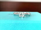 Tiffany & Co Lucida Platinum And Diamond Engagement Ring .54 Ct G Vvs2 $7K