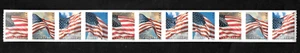 US FLAGS 11 FOREVER STAMPS 2024 APU 4 FLAG DESIGNS 5871-5874 DIE CUT 9.25 PN1111 - Picture 1 of 3
