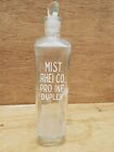 Antique Large Rectangular Apothecary/Chemist Bottle: Mist Rhei Co Pro Inf Duplex