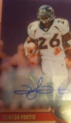 Autograph 2023 Panini Donruss Clearly #3 /100 Clinton Portis Auto - Image 1 of 4