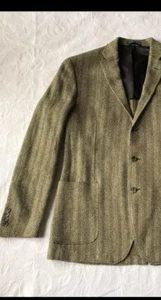 Polo By Ralph Lauren Sportscoat Made in Italy Tweed Herringbone Blazer 42L - Picture 1 of 14