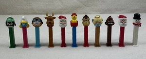 Lot of 11 Collectable Pez Dispensers Santa, Smurfette, Garfield and More - Picture 1 of 5