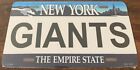 New York Giants Booster License Plate The Empire State