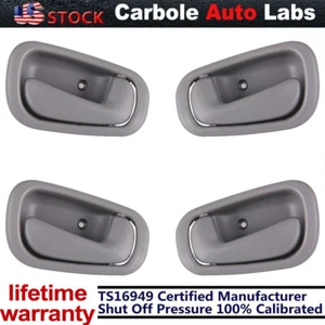4X Gray Interior Inner Inside Door Handle For 98-2002 Toyota Corolla Chevy Prizm - Picture 1 of 12