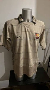 MINT FC Barcelona 2004 2005 M Third Jersey Shirt Maglia Nike Ronaldinho Messi - Picture 1 of 9
