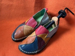 Ladies Handmade Leather Shoes, UK size 7 - Picture 1 of 7