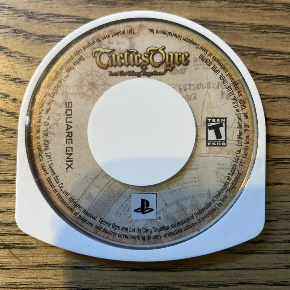 Tactics Ogre: Let Us Cling Together (Sony PSP, 2011) • UMD Disc Only • Tested - Image 1 of 3