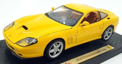 Maisto 1/18 Scale Diecast 31810 - Ferrari 550 Maranello 1996 - Yellow - Image 1 of 4