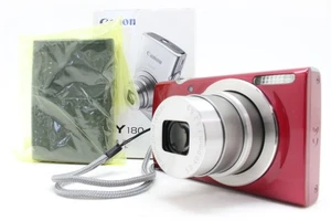 [ TOP MINT ] CANON PowerShot ELPH 180 IXY180 RED 20MP Digital Camera From JAPAN - Picture 1 of 11
