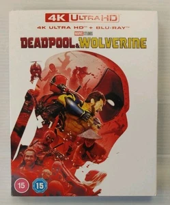 Deadpool & Wolverine 4K Ultra HD Blu Ray Marvel Hugh Jackman Ryan Reynolds - Picture 1 of 4