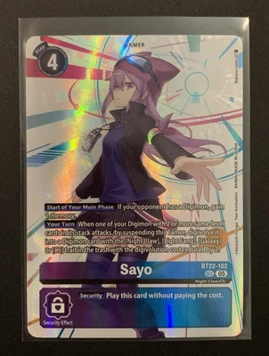 Sayo BT22-102 SEC - Cyber Eden - Digimon TCG - Image 1 of 3