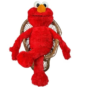 Hasbro Sesame Street Plush Big Hugs Me Elmo 2012 Large 22" Talks & Sings "Works" - Picture 1 of 8
