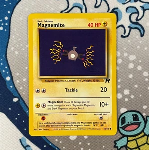 Magnemite 60/82 Team Rocket Set Pokemon Card WOTC Vintage 2000 LP - Bild 1 von 3
