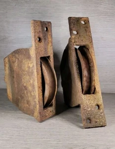 Scheunentor Bodenschiene Innenrad Rolle Windstabilisator Antik - Bild 1 von 9