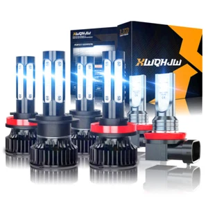 For Mercury Milan 2006-2009 Combo LED Headlight High/Low Beam + Fog Lights Bulbs - Picture 1 of 9