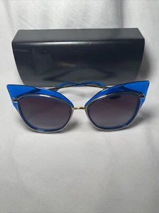 Dita Blue Sunglasses Cat Eye Creature - Picture 1 of 5