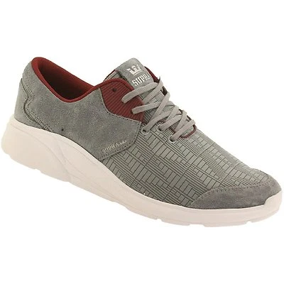 Supra Noiz Acero / Borgoña Ante Jacquard Ligero Zapatos de Skate - Imagen 1 de 4