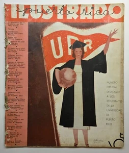 VINTAGE MAGAZINE / PUERTO RICO ILUSTRADO / 1937 #128 - Picture 1 of 5