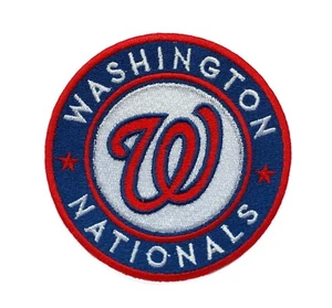 Washington Nationals World Series MLB Baseball Fully Embroidered Iron On Patch - Picture 1 of 2