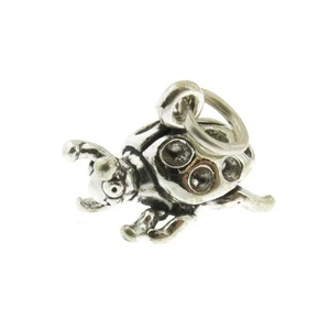 Dije Ladybug de plata de ley 925 hecho en EE. UU. - Imagen 1 de 2