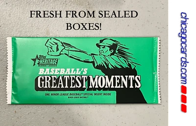 2020 Topps Heritage Minor Box-Topper Pack Greatest Moments (Rutschman Abrams)? - Image 1 of 4