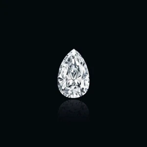 1 Ct Precious Pear Cut Natural D Color Lab Grown Diamond VVS1 Clarity Certified - Picture 1 of 10