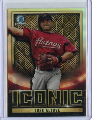 2023 Bowman Chrome Iconic Jose Altuve Houston Astros #BI-15 ⭐️💥🎯 MT - Image 1 of 2