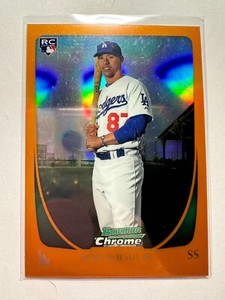 K48,022 - 2011 Bowman Chrome Orange Refractors #218 Ivan DeJesus Jr. #/25