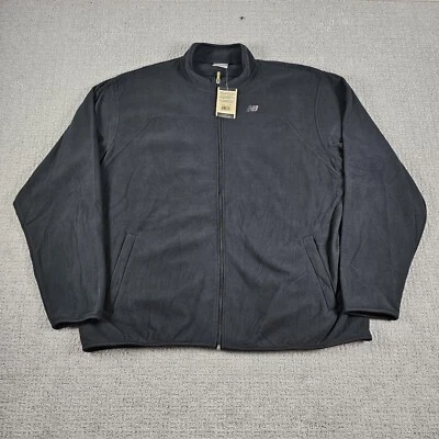 Nuevo con etiquetas Suéter New Balance Cremallera Completa Polar Para Hombres Talla 2XL 100% Poliéster Negro Foto 1 de 4