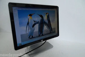 HP w1907 19" Color LCD Monitor DVI VGA w/Built-in Speakers 435820-101 RK283AA - Picture 1 of 11