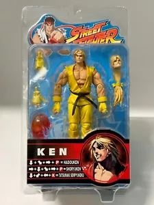 CAPCOM 2005 SOTA Toys Street Fighter 15th Ken (Yellow) 6" Action Figure Round 2 - Picture 1 of 7