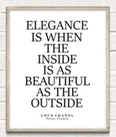 Fashion Wall Art Coco Quote Beauty Art Make Up Poster Glamour Fashion Prints Ebay