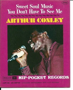 Vintage 1968 ARTHUR CONLEY Hip Pocket Record 4" SEALED Sweet Soul Music - Imagen 1 de 2