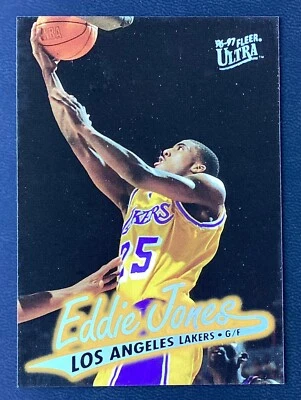 1996-97 Fleer Ultra #54 Eddie Jones Los Angeles Lakers - Image 1 of 2