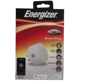 Energizer Connect Spina Wi-Fi Smart con Controllo Vocale Programmazione Accesso Remoto - Foto 1 di 2