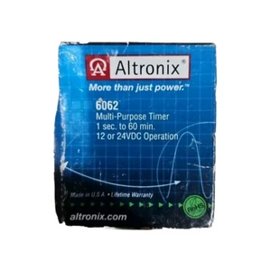 Altronix 6062 Timer, Multi-Purpose, 12/24VDC 1 Second to 60 Minutes, Board - Picture 1 of 1