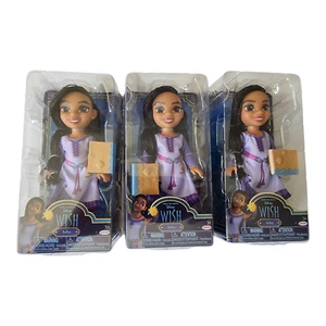 Lot of 3 Disney Asha Petite Doll 6” Wish Movie NIB Figure - Picture 1 of 4