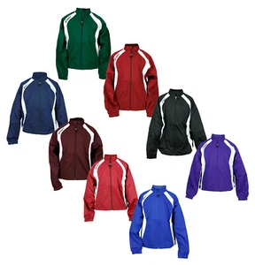 Asics Jr. Caldera Youth Warm Up Jacket Athletic Windbreaker - Picture 1 of 9