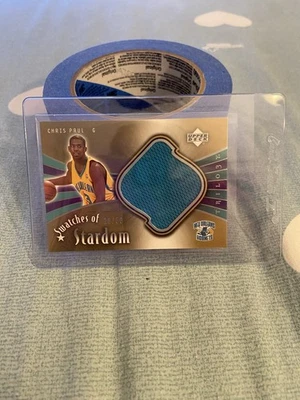 2004-05 Upper Deck Trilogy Swatches Of Stardom SW-CP Chris Paul ROOKIE 20/50 - Image 1 of 2