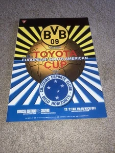 1997 Toyota Cup Programme. Borussia Dortmund V Cruzeiro. *Mint* - Picture 1 of 4