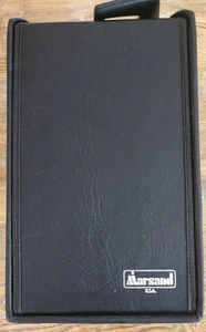 Marsand Vintage Black Double Sided 24 Cassette Tape Carry Case - Picture 1 of 5