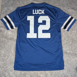 Andrew Luck | NFL Apparel | Blue/Black Stripe | Indianapolis Colts Jersey | M - Picture 1 of 10