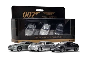 Corgi James Bond Aston Martin Collection (V12 Vanquish, DB5, DBS) - Foto 1 di 1