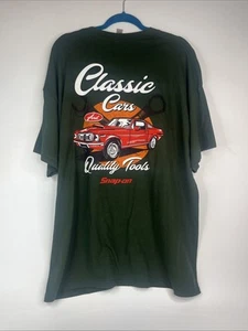 Green Snap On Classic Cars Quality Tools T-shirt 2XL NEW W TAGS - Picture 1 of 5