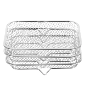 Air Fryer Drying Rack Food Dehydrator Accessory Stackable Stainless Steel Tray - Picture 1 of 9