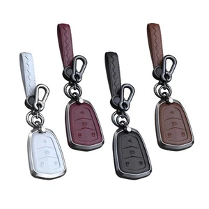 Funda con llave de 4 botones apta para Cadillac ATS CTS CT6 SRX XTS XT5 Escalade - Imagen 1 de 11