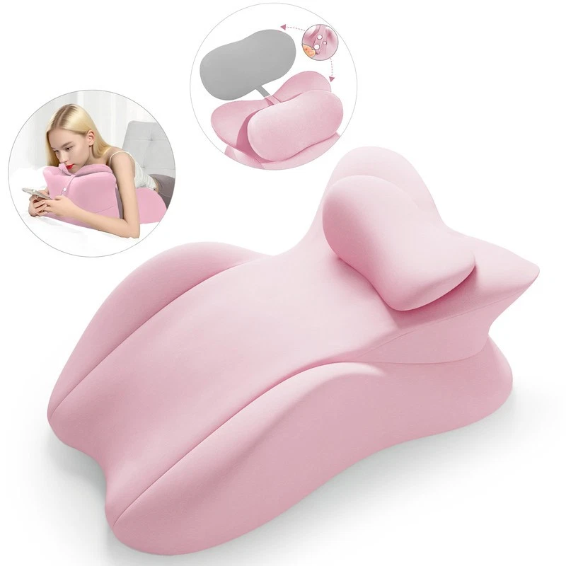Almohada de cuña de espuma viscoelástica para adultos soporte multiposición almohada de cama sentado Foto 1 de 4