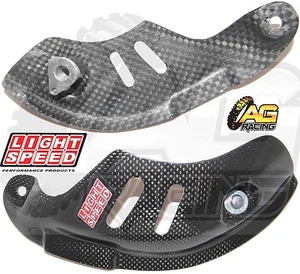 Funda protectora izquierda de fibra de carbono LightSpeed para Kawasaki KXF 450 09-12 Enduro - Imagen 1 de 1