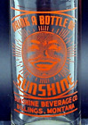 Sunshine; Sunshine Beverage Co.; Billings, MT; 1-color ACL soda pop bottle