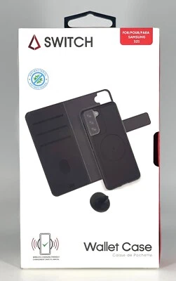 For Samsung Galaxy S21 / S21+ / S21 Ultra Genuine Leather Flip Wallet - Image 1 of 3